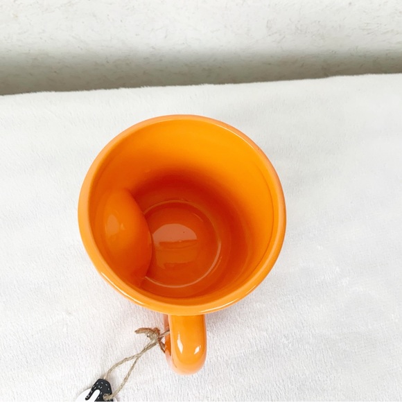 Market Finds 3D Figural Pumpkin Mug Jack O Lantern Halloween Hand Painted - Picture 6 of 8